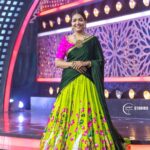 Anupama Gowda Instagram - Suvarna Super Star Sunday Special 🫶🏼 Styling: @tejukranthi Assisted by: @khushi_jagadisha Outfit: @anthariya_ Jewellery: @sunrisesilversmiths PC: @raghavstudios MUA: Yours truly A 😎