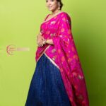 Anupama Gowda Instagram – Last one from the series 🌸

Styling: @tejukranthi 
Assisted by: @khushi_jagadisha 
Outfit: @sindhureddyofficial 
Jewellery: @sunrisesilversmiths 
PC: @raghavstudios