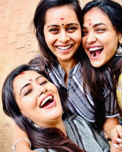 Anupama Gowda Instagram - Kanmanis ♥️ @neharamakrishna @ishitavarsha_official
