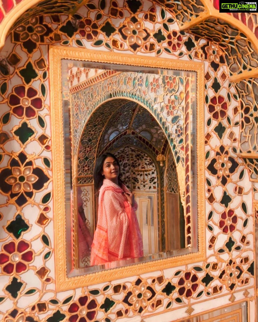 Anupama Gowda Instagram - Jaipur 🌸 1. City palace Every inch of this palace is mesmerising 💓 Love it Love it Love it ! Made of red and pink sandstone , antique artwork and intricate details. To this day, City palace is home to the present royal family of Jaipur. I took City palace Royal tour (3,000/- per person ) where I got the access to visit the upper floors of Chandra Mahal with private guide and in the end complimentary Chai with cookies. 1st floor - Maharaja Sawai Man Singh || Museum. 2nd floor - Sukh Niwas / Blue room. 3rd and 4th floors - Mirror Room and Shobha Niwas. 2. Patrika Gate One of the beautiful locations of Jaipur,it was built to showcase the architectural and cultural heritage of all the regions of Rajasthan. It will be crowded after 10:30 so plan to visit this place around 9 to get some amazing pictures and to enjoy the view. (No entry fees) #travelwithnu💗 Travelling partner: @zipntrip_travel_solutions PC : My tour guide Mr. Rajvendrisingh 🙏🏻 PS: Who clicks your pictures when you go on a solo?? Well, I shamelessly ask everyone to click my pictures and this time I did click few pictures with them too , so swipe left to see my photographer 🤷🏻♀️ jaipur,rajesthan