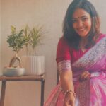 Anupama Gowda Instagram - ಯುಗಾದಿ ☘️ Saree: @label_saistudio ♥️