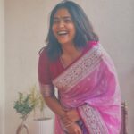 Anupama Gowda Instagram - ಯುಗಾದಿ ☘️ Saree: @label_saistudio ♥️