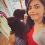 Anupama Gowda Instagram - Good vibes only ♥️ Saree: Gifted ( @tejukranthi @kalasthreebytejaswinikranthi ) Blouse : @kalasthreebytejaswinikranthi Bangalore, India