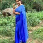 Anupama Gowda Instagram - ಸೀರೆ ಸೀರೆ ಎಲ್ಲೆಲ್ಲೋ ಹಾರೈತ…… Saree: @tejukranthi Blouse: @kalasthreebytejaswinikranthi Jewellery: @dipitreats PC: @tharleashish