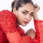 Anupama Gowda Instagram - ♥️✨ Outfit: @kalasthreebytejaswinikranthi Designer: @tejukranthi Styled by: @tejukranthi @khushi_jagadisha PC: @raghavstudios Bangalore, India
