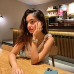 Anushka Sen Instagram – waiting for my coffee 🐬