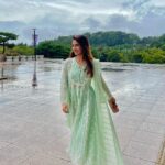 Anushka Sen Instagram - Having a desi moment in Korea 🙏🇰🇷🇮🇳 . Outfit @shopmulmul Jeonju, Korea