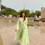 Anushka Sen Instagram - Having a desi moment in Korea 🙏🇰🇷🇮🇳 . Outfit @shopmulmul Jeonju, Korea