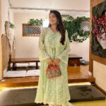 Anushka Sen Instagram - Having a desi moment in Korea 🙏🇰🇷🇮🇳 . Outfit @shopmulmul Jeonju, Korea
