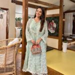 Anushka Sen Instagram - Having a desi moment in Korea 🙏🇰🇷🇮🇳 . Outfit @shopmulmul Jeonju, Korea