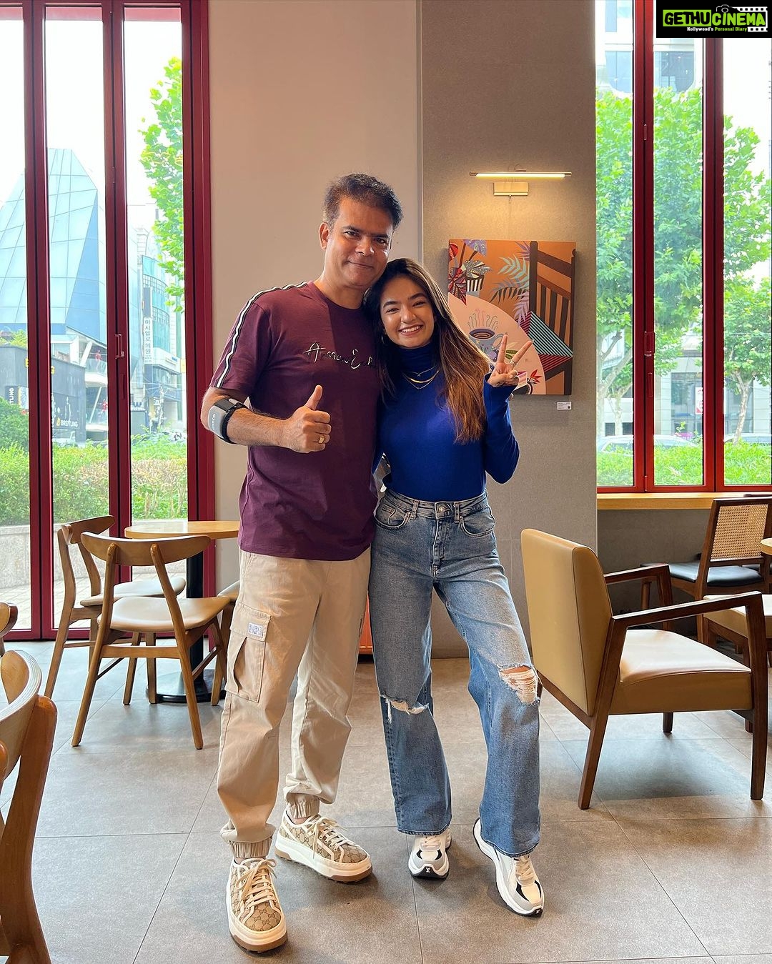 Anushka Sen Instagram - hello seoul 🇰🇷🫰🦦✨🐥 Seoul, Korea