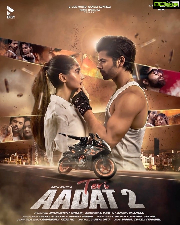 Anushka Sen Instagram - Love knows no bounds , but when it comes to revenge, even love has it’s limits. Bringing you Teri Aadat 2 , a riveting collision of emotions as @thesiddharthnigam and @anushkasen0408’s love story clashes with @haanjiharshhh’s thirst for retribution. Watch now to experience the conflict of love & revenge and see who conquers it all. Sung & Composed by: @abhiduttofficial Featuring: @thesiddharthnigam, @anushkasen0408 & @haanjiharshhh Presented to you by #SanjayKukreja, @remodsouza & @blivemusic.in Created by: @mkblivemusic Produced by: @varshablive & @suurajsinnghblive Directed by: @nitinfcp & @onlinenadeem DOP: @dhruwal.patel Lyrics by: @aseemabbasee Music produced by: @aishwarytripathi Choreographer: @choreographer_bob & @choreographer_pavanshetty #TeriAadat2 #BLive #BLiveMusic #SongOutNow #AbhiDutt #AbhiDuttOfficial #AbhiDuttBLive #TeriAadat #SiddharthNigam #AnushkaSen #HarshSharma #Nostalgia #MusicVideo #Action #Love #Romance #Actionmusical #Revenge #Sidnushka #Anusid #TheSiddharthNigam #anushkians #siddharthnigamfans #PowerOfSiddharthNigam #Sidnushkians #Anushkasen0408 #anushkians