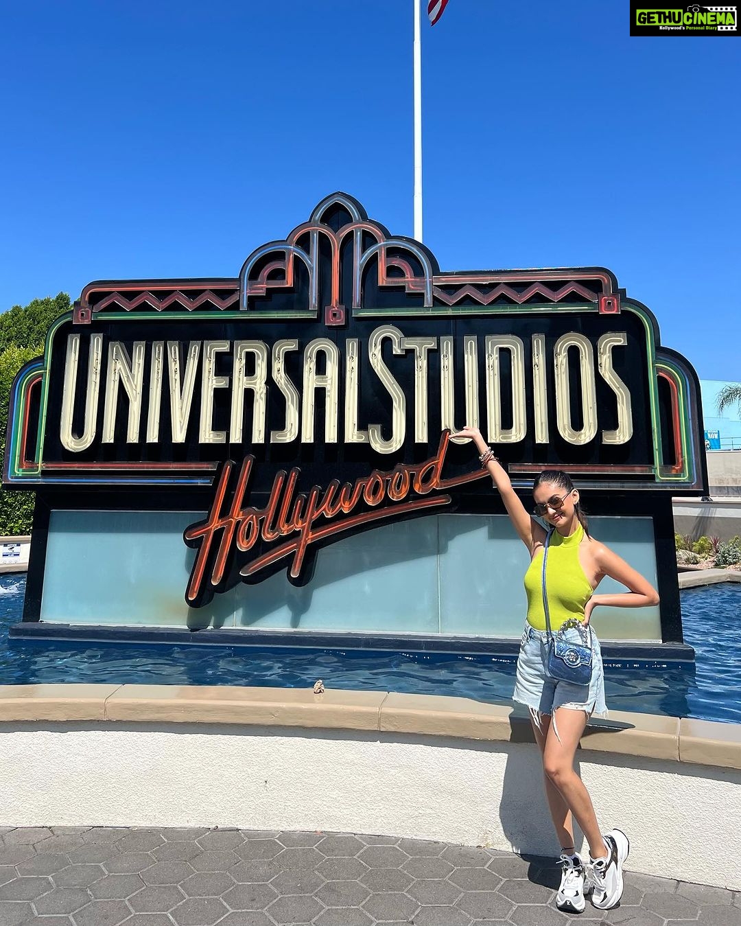 Anushka Sen Instagram - A day full of fun at Universal Studios🎢 🎥☀️ Universal Studios Hollywood