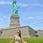 Anushka Sen Instagram – 🇺🇸🫶🤩🤍😇🗽 Statue Of Liberty, Liberty Island, New York City