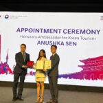 Anushka Sen Instagram - Immensely happy and excited to announce that I’ve been appointed as the ‘Honorary Brand Ambassador’ of Korean Tourism. Thanks to Korea Tourism Organization for giving me this big opportunity, it was my dream to become the bridge between Korea and India, and now it’s comes true. @kto_india ✈️✨🙏 🇮🇳🇰🇷