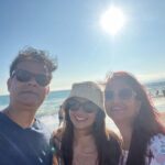 Anushka Sen Instagram - Around the world with my two most favourite people in the world. I love you both so much! We have traveled almost 15 countries together! And here’s to travelling the whole world together #senfamily USA