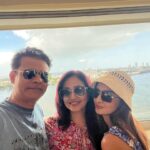 Anushka Sen Instagram - Around the world with my two most favourite people in the world. I love you both so much! We have traveled almost 15 countries together! And here’s to travelling the whole world together #senfamily USA