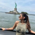 Anushka Sen Instagram – 🇺🇸🫶🤩🤍😇🗽 Statue Of Liberty, Liberty Island, New York City