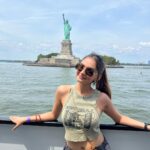 Anushka Sen Instagram – πΊπΈπ«Άπ€©π€ππ½ Statue Of Liberty, Liberty Island, New York City
