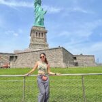 Anushka Sen Instagram – πΊπΈπ«Άπ€©π€ππ½ Statue Of Liberty, Liberty Island, New York City