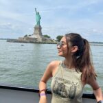 Anushka Sen Instagram – 🇺🇸🫶🤩🤍😇🗽 Statue Of Liberty, Liberty Island, New York City