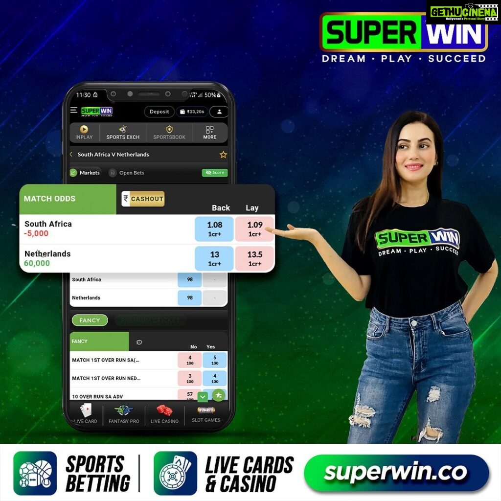 Anusmriti Sarkar Instagram - 🇳🇱🇿🇦 Will the Dutch surprise Proteas today? Predict their performance on SUPERWIN, which gives you a whopping 350% FIRST DEPOSIT BONUS and a 1000 Rs FREE BET instantly in your wallet (NO CONDITIONS)! SUPERWIN also rewards you for your loyalty through exciting loyalty program benefits like: 🤑 Up to 1000 Rs FREE BET every month 🎁 Up to 9% redeposit bonus 😎 Up to 3% loss-back bonus Go ahead and register NOW! 🏏 #SUPERWIN #PlayWithSUPERWIN #SAvNED #NEDvSA #Cricket #worldcup #2023worldcup #cricketworldcup #2023cricketworldcup #icccricketworldcup #cricketworldcuplive #cricketfans #cricketlovers #cricketfever #India #indiacricketteam #ict #viratkohli #rohitsharma #hardikpandya #freeoffer #signup #Cricket #WinBig #PlaytoWin #PlaySmart #PremiumSports #onlinegaming