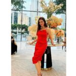 Anusmriti Sarkar Instagram - Hello Dubai 💗🧿🧿 #dubai #randomclick #travel #weekend #sunday #red #dior #dior #love #myvibe #as #anusmriti #anusmritisarkar #burjkhalifa #dubailife Address Sky View