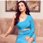 Anusmriti Sarkar Instagram - You don’t need magic to change the world , but Kindness ✨🧿🧿 #picoftheday #blue #myvibe #shoot #shootlife #pic #gratitude #blessed #love #kindness #as #anusmriti #anusmritisarkar #diamond #jewelry @aashirwad.jewels
