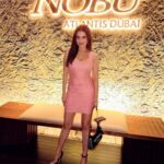 Anusmriti Sarkar Instagram - Dubai 💗🧿🧿 #random #click #nobu #dubai #dubailife #uae #dinner #picoftheday #summer #love #pink #as #anusmriti #anusmritisarkar #balmain #valentino #atlantis #atlantisdubai Nobu, Atlantis