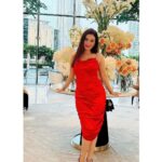 Anusmriti Sarkar Instagram - Hello Dubai 💗🧿🧿 #dubai #randomclick #travel #weekend #sunday #red #dior #dior #love #myvibe #as #anusmriti #anusmritisarkar #burjkhalifa #dubailife Address Sky View
