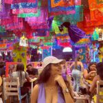 Anveshi Jain Instagram - Here for the Mexican food !! This restaurant is so Colorful and fun !!! One of the best we have had and the menu is so interesting! La Tia Juana Valencia