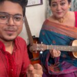 Aparajita Auddy Instagram – Ami cheye cheye dekhi saradin ♥️ with my fav @adhyaaparajita di 😍🫰🏻✨