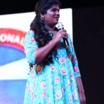 Aranthangi Nisha Instagram - Yesterday special show hosting by Bala and me vera level funnnnnn @bjbala_kpy outfit- @nilafashiondesigning makeup and hair @nish_makeover_artistry