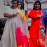Aranthangi Nisha Instagram – Trending song @myna_nandhu costume @srisaicollections9 #aranthanginisha @vijaytelevision #karupuroja