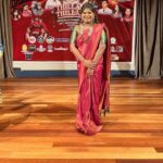 Aranthangi Nisha Instagram - Malasiya event Thank u makkalee unga love and support ku...... Coustume @srisaicollections9 Blouse @@amrus_designer_closets