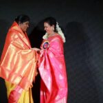 Aranthangi Nisha Instagram - My special day @ CK KIDS PREP SCHOOL, Nagercoil Best kids school in KK district. All programs of kids were awesome. Superb announcement skill by kids. Thank u so much mam, and beautiful blouse Thak u @d.sign.d