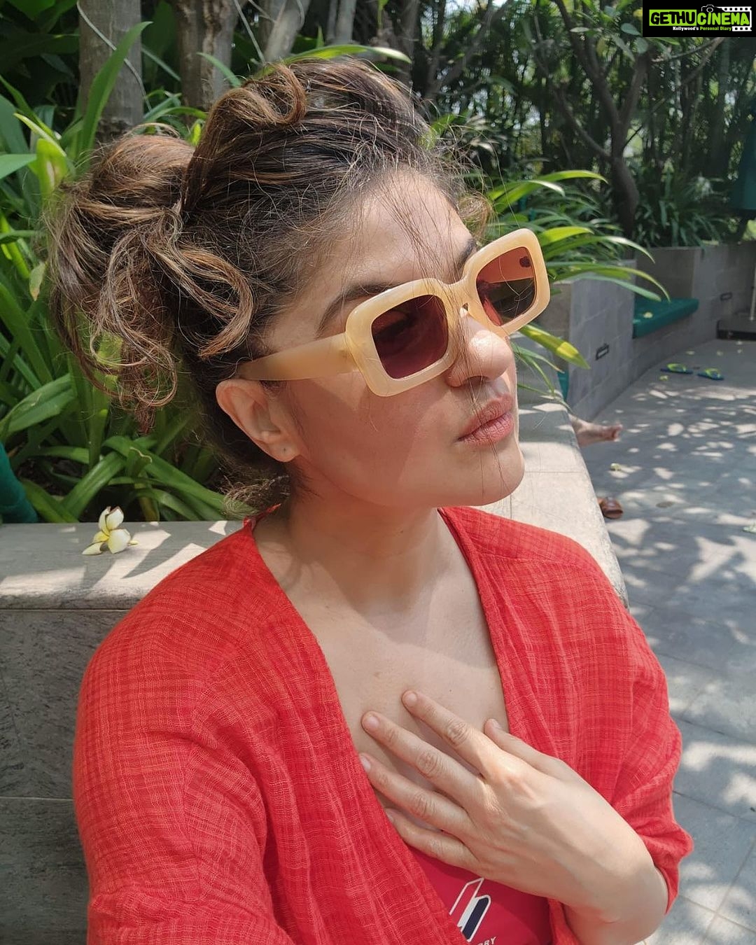 Archana Instagram - #red #rules Get me a #pool to cool :D Conrad Pune