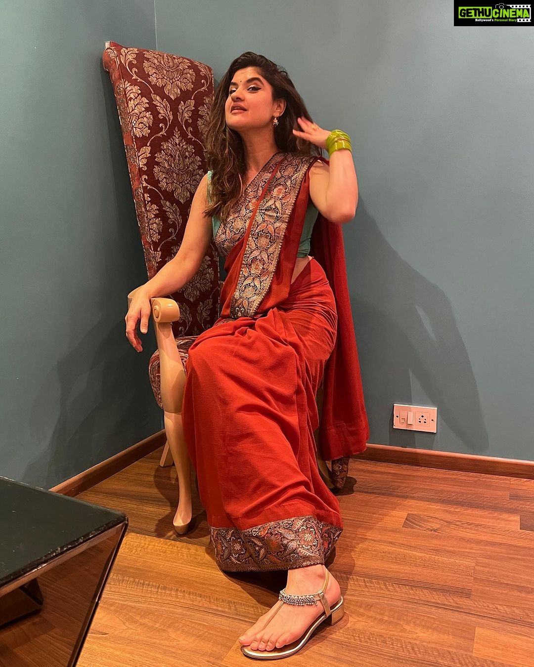 Archana Instagram - Naniji ji ki saree Lagee sabko pyaaree :)