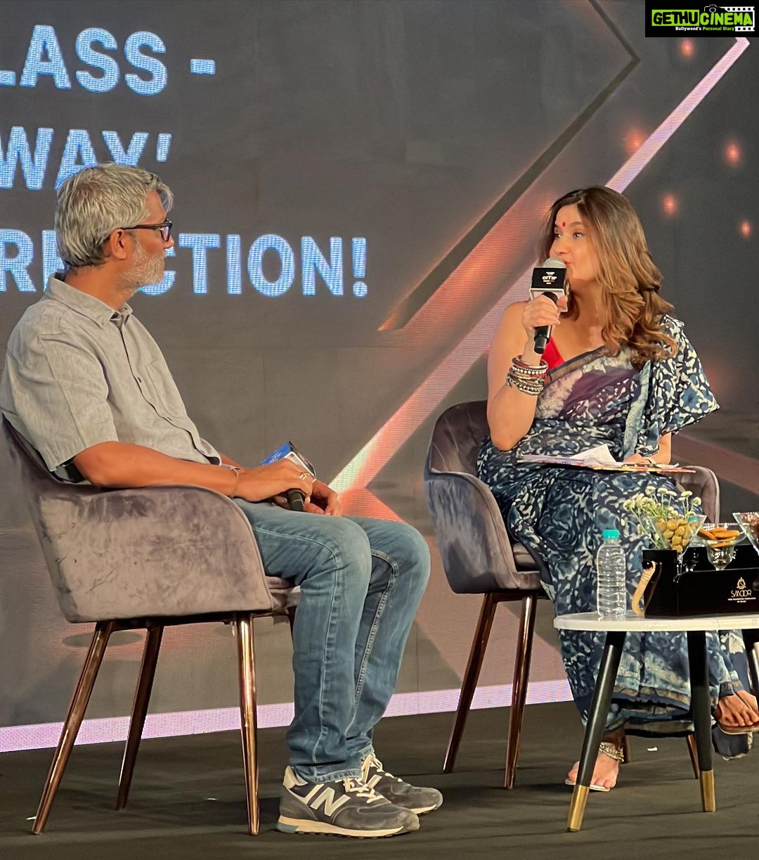 Archana Instagram - Such an earthy chat with a creator who has made such rich VARIED content for us #chillarparty #dangal #chichore #bawal his love for #children #cinema #writing all at parπππ―πΌ @niteshtiwari22 ji aap badhiyaaaaa NAHEEN SUPER BADHIYA INSAAAN hain π«π―πβοΈπ . . . #masterclass #bollywoodhungama #chitchat #letstalk #films #bollywood #niteshtiwari #sogood hee Taj Lands End, Mumbai