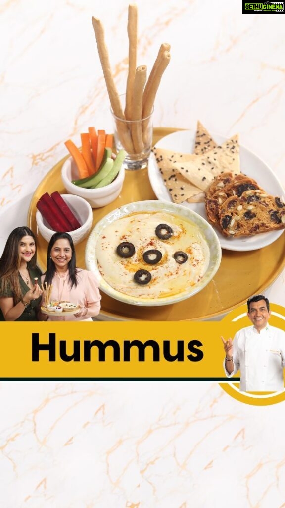 Archana Instagram - Hummus @archanaapania Style! ❤ @alyonakapoor #FamilyFoodTales #AlyonaKapoor #SanjeevKapoor #SanjeevKapoorKhazana #Hummus #HummusDips #Dip #Dips #Quick #QuickandEasy #Recipes