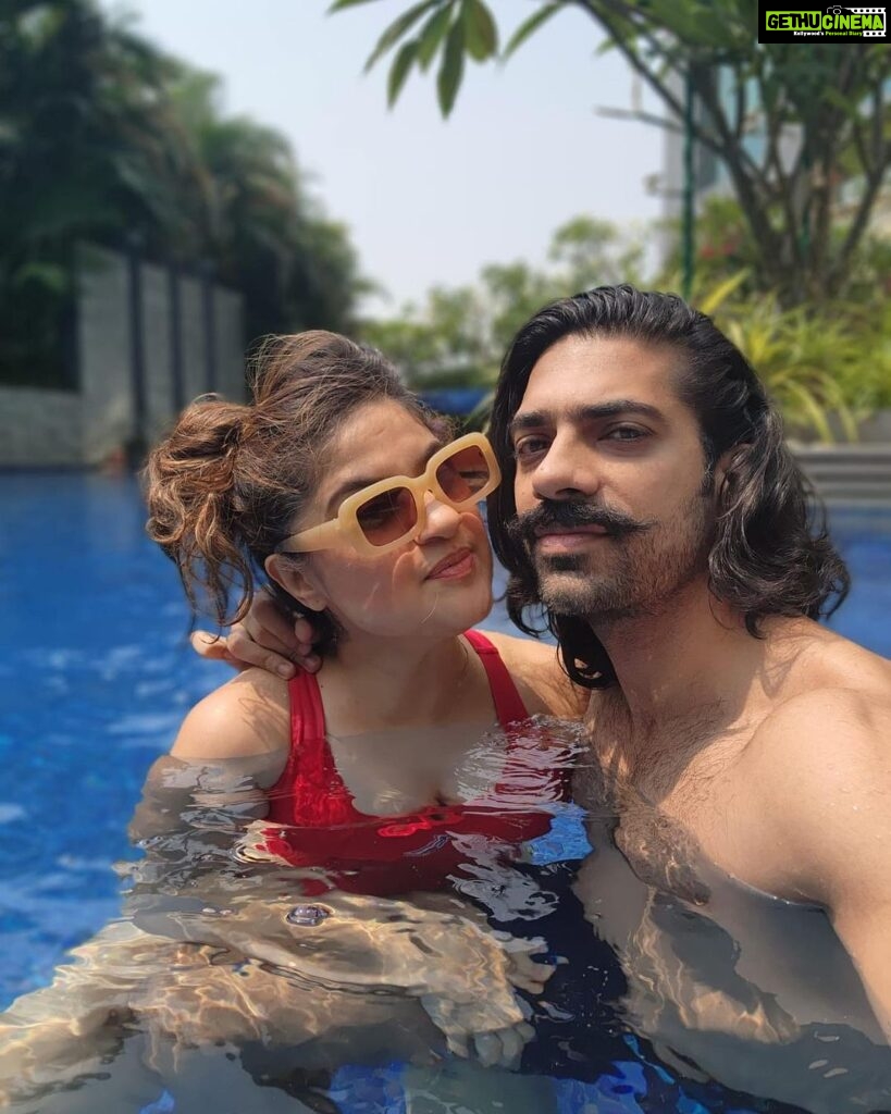 Archana Instagram - #red #rules Get me a #pool to cool :D Conrad Pune