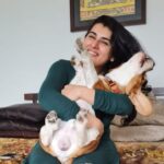 Archana Shastry Instagram – Bheema says- Momma I love u …….. but stop squishing me ….. and just leave me alone momma ……