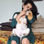Archana Shastry Instagram – Bheema says- Momma I love u …….. but stop squishing me ….. and just leave me alone momma ……