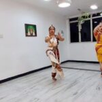 Archana Shastry Instagram – A small bit from “bho Shambho “ 
Few shots from our practice sessions just before the actual performance……