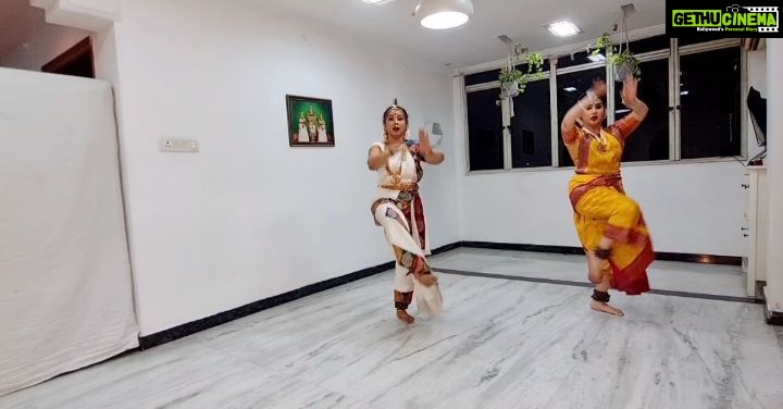 Archana Shastry Instagram - A small bit from “bho Shambho “ Few shots from our practice sessions just before the actual performance......