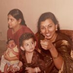 Archana Shastry Instagram – Treasured memories❤️close to heart ….. 
me along with my mom ,my shoba atta and my cousin, Nitya