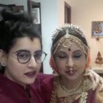 Archana Shastry Instagram - Mammaaa ...... 🧿 how to annoy her hehehe !!!!! Hair and make up by me !!!!!! 😁