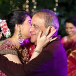 Archana Shastry Instagram - Such an adorable picture of my father smiling like a child ..... it was my sangeeth celebrations 2019 ❤️#amomenttocapture