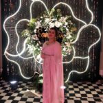 Archana Shastry Instagram - In love with this saree 💗@mithra.couture Styling @gummadimeghana Ast. Styling @pranay.teja.konda Tailor @afeeradesigner #celebrations #brotherswedding #fun #sareelove Trident, Gurgaon
