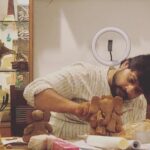 Archana Shastry Instagram – Matti Ganesha , Eco friendly Ganesha by Jaggi in the making 👏🏻#ganeshchaturthi #archanashastry